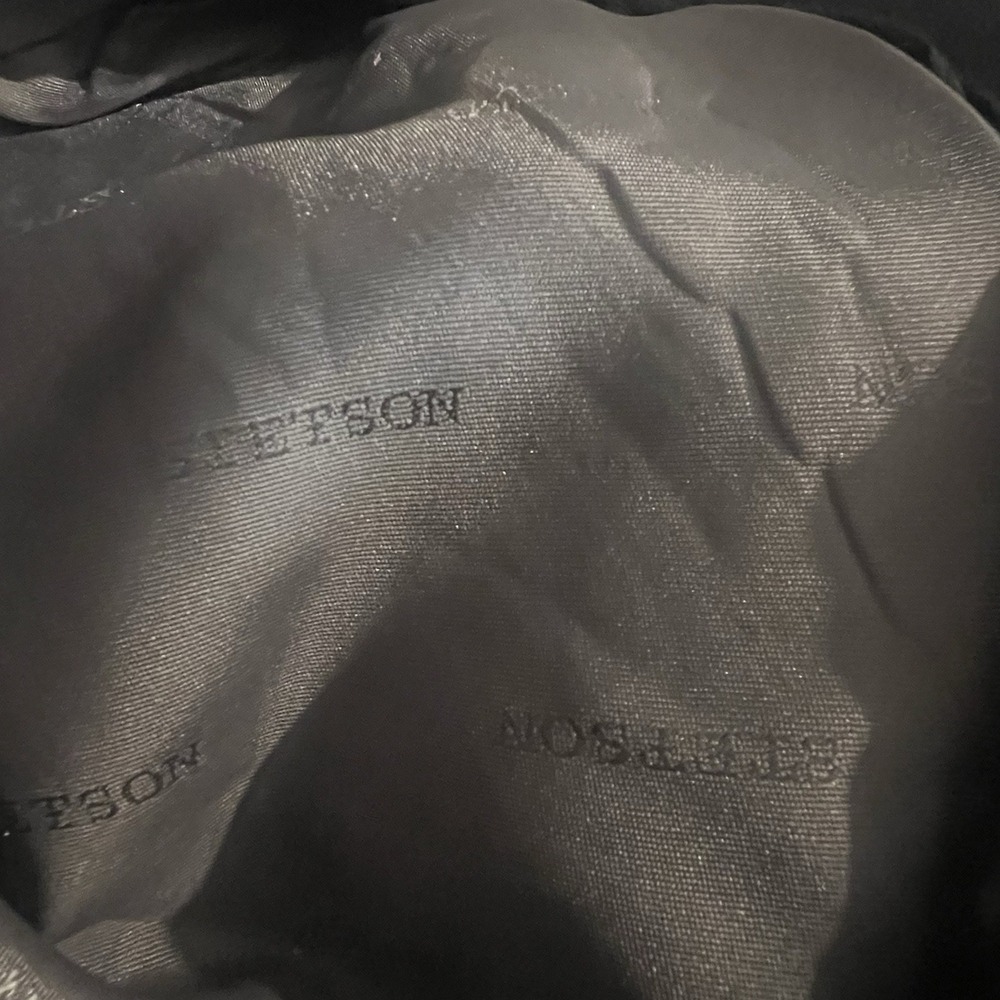 STETSON BlACK BRONCO'S LINEN BERET HAT-Size Lg-X-large ***RARE*** - Picture 9 of 11